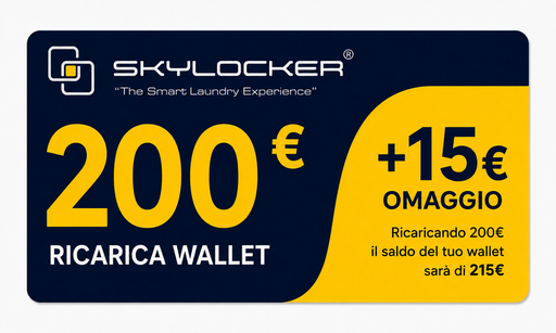 Ricarica € 200 valore accreditato € 215
